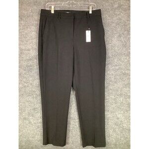 Express Editor Black Dress Pants Women’s 10L Straight Ankle Mid Rise NWT